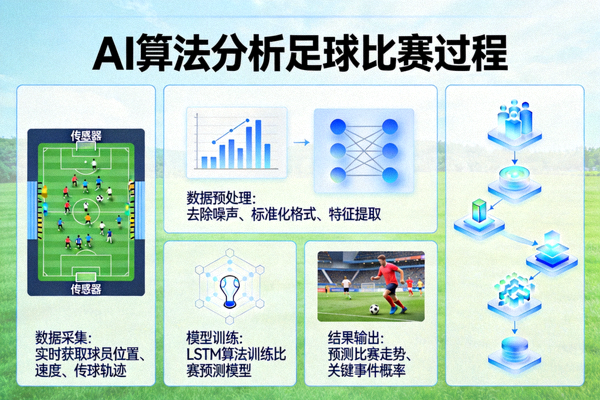 数据可视化图表展示AI算法分析足球比赛的过程